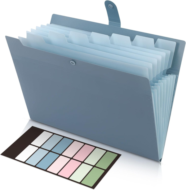 Expanding File Folder with Snap Botton Closure - Image 5