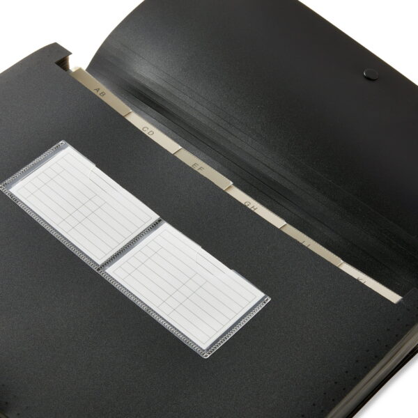 Expanding File Folder with Button and Elastic Band Closure - Image 3