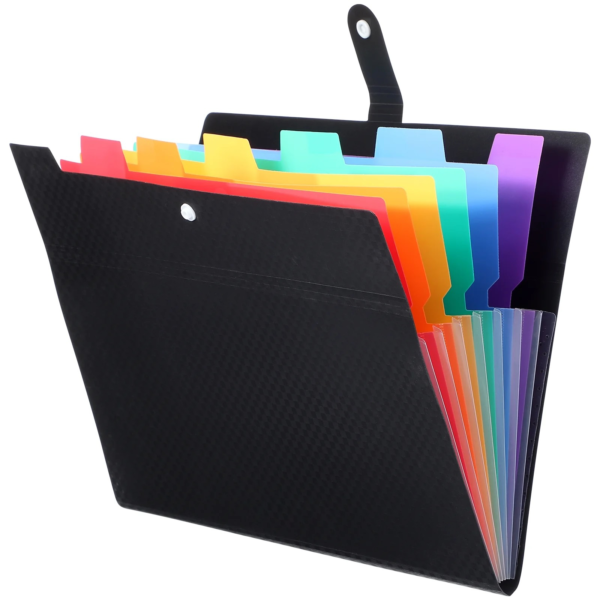 Expanding File Folder with Snap Botton Closure - Image 7